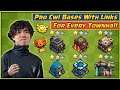 Pro Cwl War Bases 2021 With Links For Every Townhalls || Clash Of Clans - COC