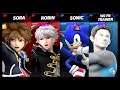 Super Smash Bros Ultimate Amiibo Fights – Sora & Co #161 Sora & Robin vs Sonic & Wii Fit