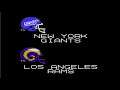 Tecmo Super Bowl (NES) (Season Mode) Week #2: Giants @ Rams