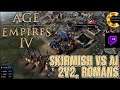 Age of Empires IV for PC | Skirmish vs AI | 2v2 as Holy Roman Empire vs China and India