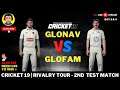🔴Cricket 19 | GLONAV vs GLOFAM - Rivalry Tour (Last Day) | Road to 2K Subscribers Family