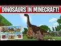 DINOSAURS IN MINECRAFT! Dinosaur Age Review Part 1