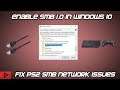 Enable SMB 1.0/CIFS File Sharing in Windows 10 - Fix PS2 SMB Connection Issues Tutorial