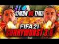 FIFA 21: Wer muss die SCHÄRFSTE CURRYWURST der Welt ESSEN 3.0🔥🥵 Timo VS Simon !! (Gameplay Deutsch)