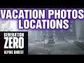 GENERATION ZERO ALPINE UNREST VACATION PHOTOS LOCATIONS !!