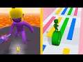 Giant Rush Vs Layers Roll : All Levels Gameplay - New Update Android, iOS #32