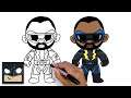 How To Draw Black Lightning | Step By Step Tutorial