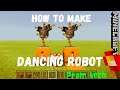 how to make dancing robot in Minecraft by prom tech #shorts