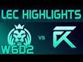 MAD vs XL Highlights LEC Spring 2020 W6D2 Mad Lions vs Excel Esports LEC Highlights 2020 by Onivia