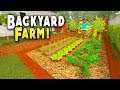 Made a Backyard Farm to Sell Produce - House Flipper Simulator - Garden Flipper