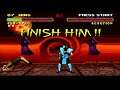 Mortal Kombat 2 (SNES) - Sub-Zero playthrough