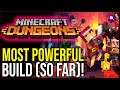 MOST POWERFUL BUILD SO FAR IN MINECRAFT DUNGEONS!