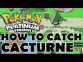 Pokémon Platinum how to catch Cacturne