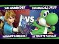 Smash Ultimate Tournament - Salamander (Robin, Link) Vs. Wumbosaurus (Yoshi) S@X 335 SSBU Bracket