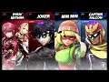 Super Smash Bros Ultimate Amiibo Fights  – Pyra & Mythra #119 Pyra & Joker vs Min Min & Falcon