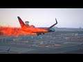 Washington DC Airport - DELTA 737-800 Crashes after Take Off
