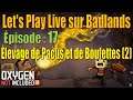 Astéroïde Badlands - Élevage de Pacus automatisés - épisode 17 - Let's Play Live