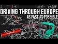 How Fast Can I Drive Across The Whole of Europe?