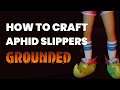 How to make APHID SLIPPERS in Grounded Game? (Increase Speed Boots)