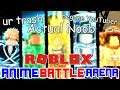 KID CALLS OUT YOUTUBER! Getting Targeted in Roblox's Anime Battle Arena!