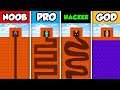 Minecraft NOOB vs. PRO vs. HACKER vs GOD : LAVA PRISON ESCAPE CHALLENGE in Minecraft! (Animation)