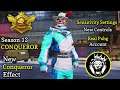 New Conqueror Title + Conqueror Effect - Real PUBG ID - Sensitivity Settings / PUBG mobile