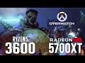 Overwatch on Ryzen 5 3600 + RX 5700 XT 1080p, 1440p benchmarks!