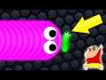SHINCHAN and FRANKLIN playing HARDEST SNAKE GAME - PART 1 | Slither.io in hindi gameplay