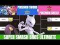 Super Smash Bros Ultimate Part 1 Pokemon Sword & Pokemon Shield Mewtwo Gameplay!