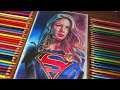 Supergirl in Portrait Speed Drawing is #Timelapse!