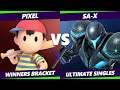 S@X 409 Winners Bracket - Pixel (Ness) Vs. SA-X (Dark Samus) Smash Ultimate - SSBU