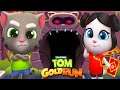 Talking Tom Gold Run - TALKING TOM & LUCKY ANGELA in All World Map Catch the Raccoon
