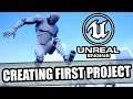 Unreal Engine Beginner's Guide: Creating Your First Project and User Interface Overview Tutorial