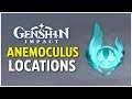 Genshin Impact - ALL 65 Anemoculus Locations