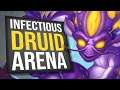 BEWARE: This Druid Run is Infectious! | Arena | Hearthstone