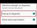 How To Enable Pop-up on Keypress in Google Indic Keyboard