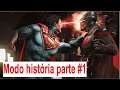 Injustice 2 Modo Historia Gameplay Português parte #1 a chegada de Superman e sua prima a Terra