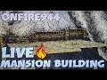 LIVE building a cliffside mansion