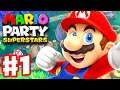 Mario Party Superstars - Gameplay Walkthrough Part 1 - Yoshi's Tropical Island (Nintendo Switch)