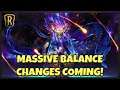 MASSIVE balance changes coming to Legends of Runeterra!