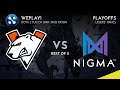 Nigma vs Virtus.Pro Game 1 (BO3) | WePlay Tug of War Mad Moon Playoffs