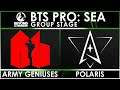 Polaris vs Army Geniuses - INTENSE GAME! | BTS Pro Series Season 8: SEA Dota 2 Highlights