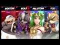 Super Smash Bros Ultimate Amiibo Fights   Request #5447 Morton & Wolf vs Palutena & Fox