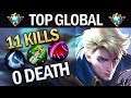 THIS GUY IS THE TOP 1 GLOBAL ALUCARD - AMAZING GAMEPLAY - ML PRO
