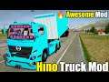 🔥This Mod Is Awesome 😱- New Truck & Trailer Hino | Bus Simulator Indonesia - Bussid v3.6