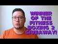 Winner Of The Fitness Boxing Giveaway!