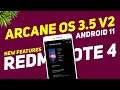 Arcane OS 3.5 V2 For Redmi Note 4 | Android 11 | Fixed Bugs | App Locker & More New Features