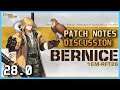 Bernice is ready to hunt! Bernice Patch Notes Discussion 0.28.0