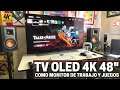 ¡Cambiando a un TV OLED 4K de 48 pulgadas como Monitor! + PlayStation 5 y Xbox Series X en Oled 48"