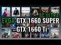 EVGA GTX 1660 SUPER SC ULTRA vs GTX 1660 Ti Benchmarks | 59 tests